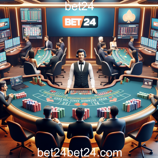 Viva a Experiência do Dealer Ao Vivo no Bet24
